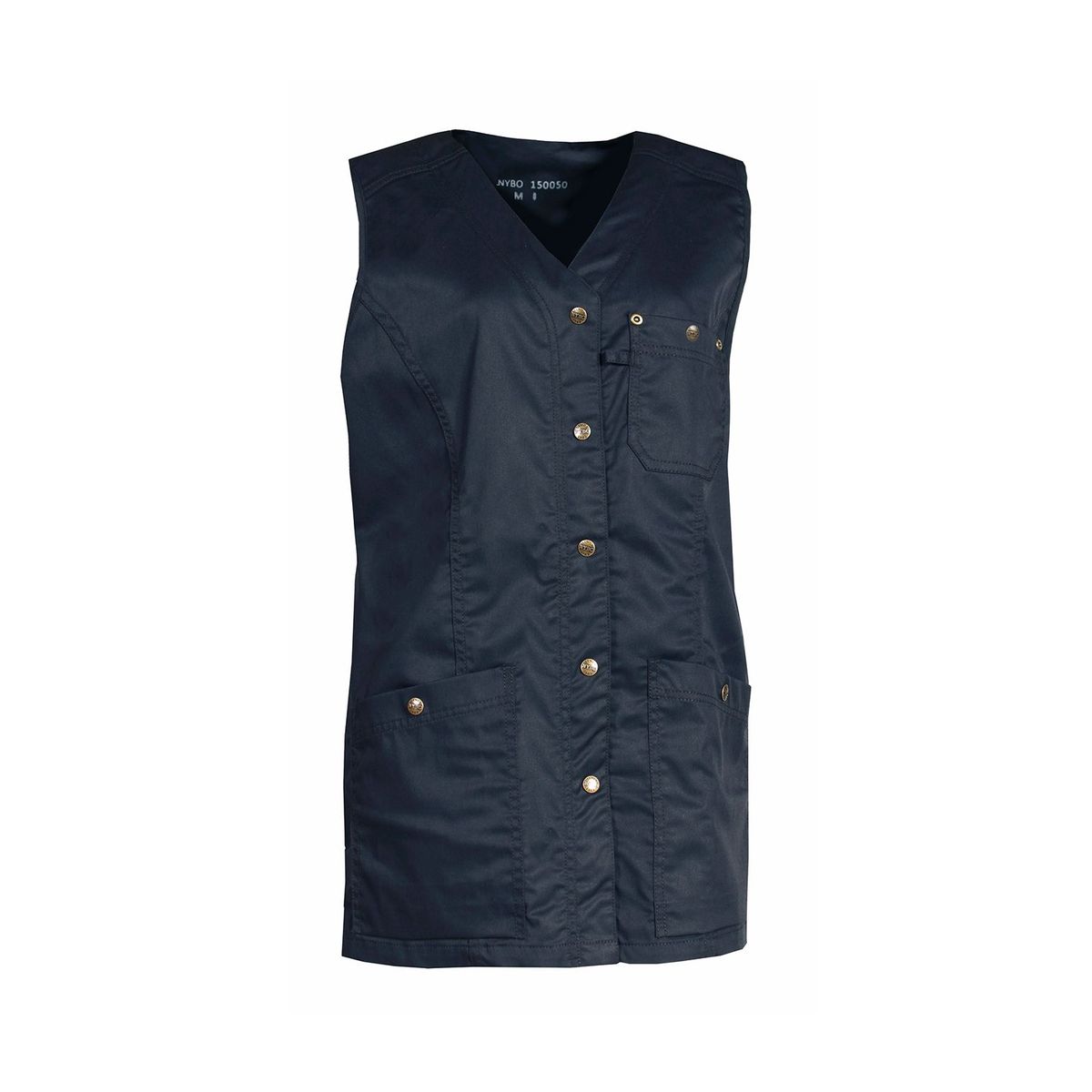 Nybo Navy Dame Super Cool Vest, Lang, Justerbar, Slidstærk - 2XL