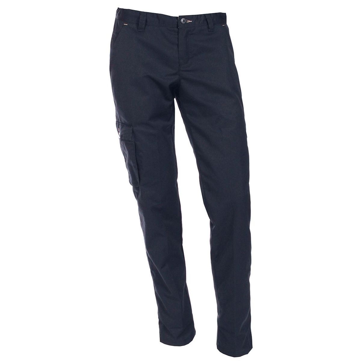 Nybo Navy Herrebuks Perfect Fit Chino, Regulerbar Talje, Slidstærk - 100 (56)