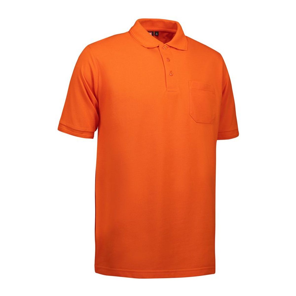 Nybo Orange Herre Prowear Polo Shirt, Slidstærk, Brystlomme - 2XL