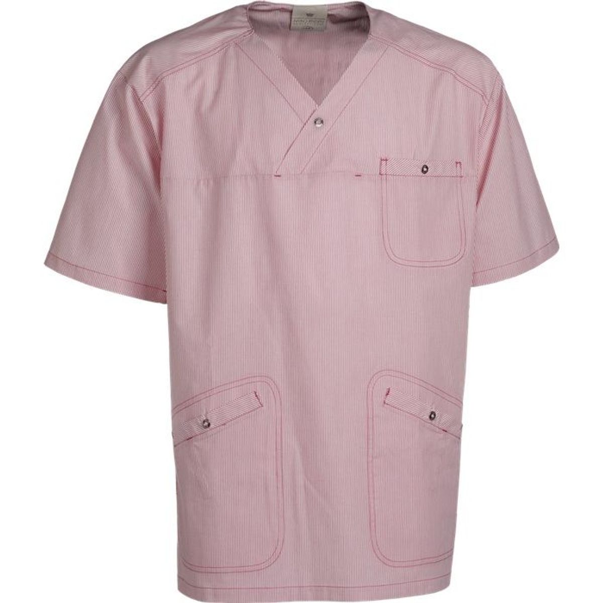 Nybo Pink Stribet Unisex Fresh Busseronne, Justerbar Elastik, Slidstærk - 2XL