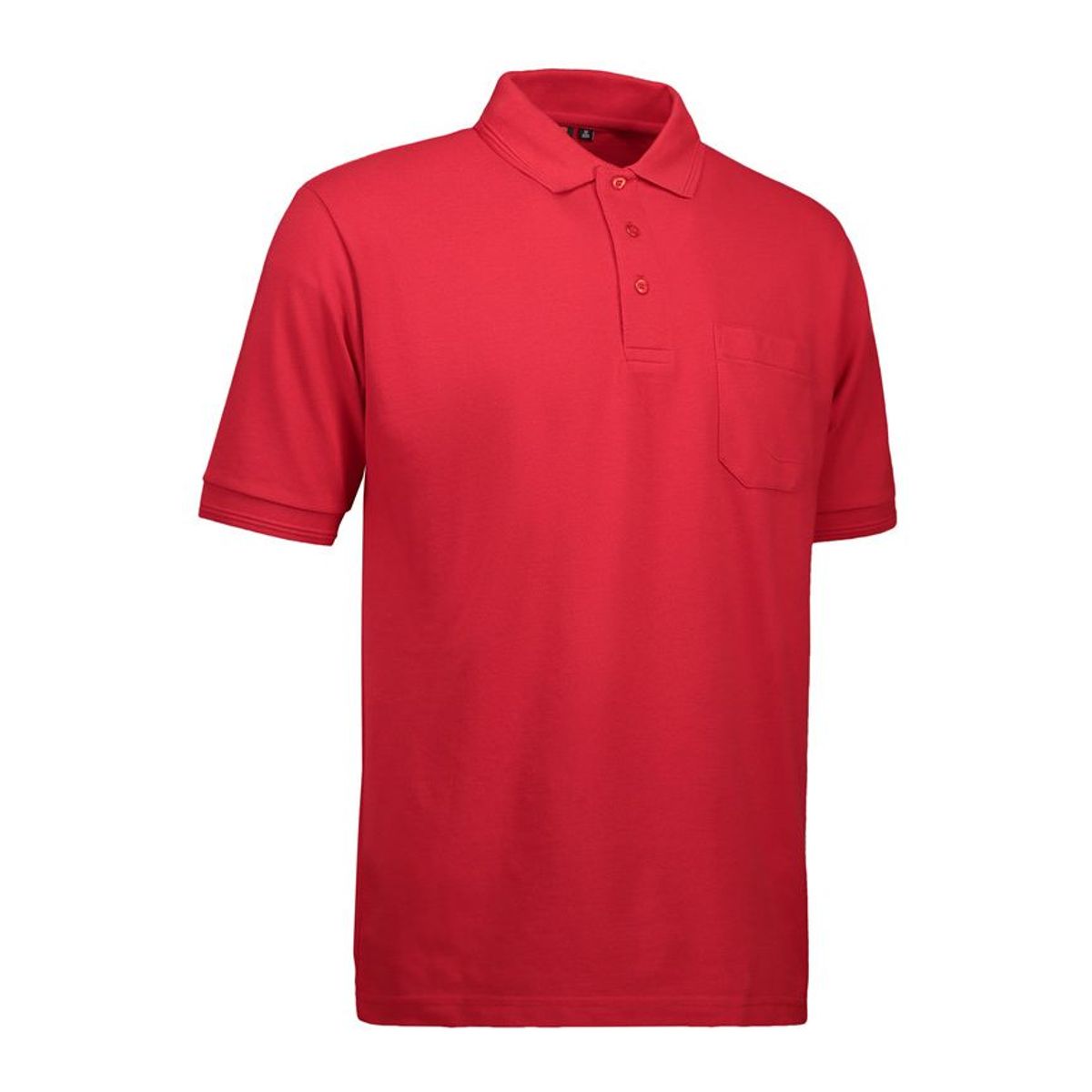 Nybo Rød Herre Prowear Poloshirt, Slidstærk, Brystlomme - XS