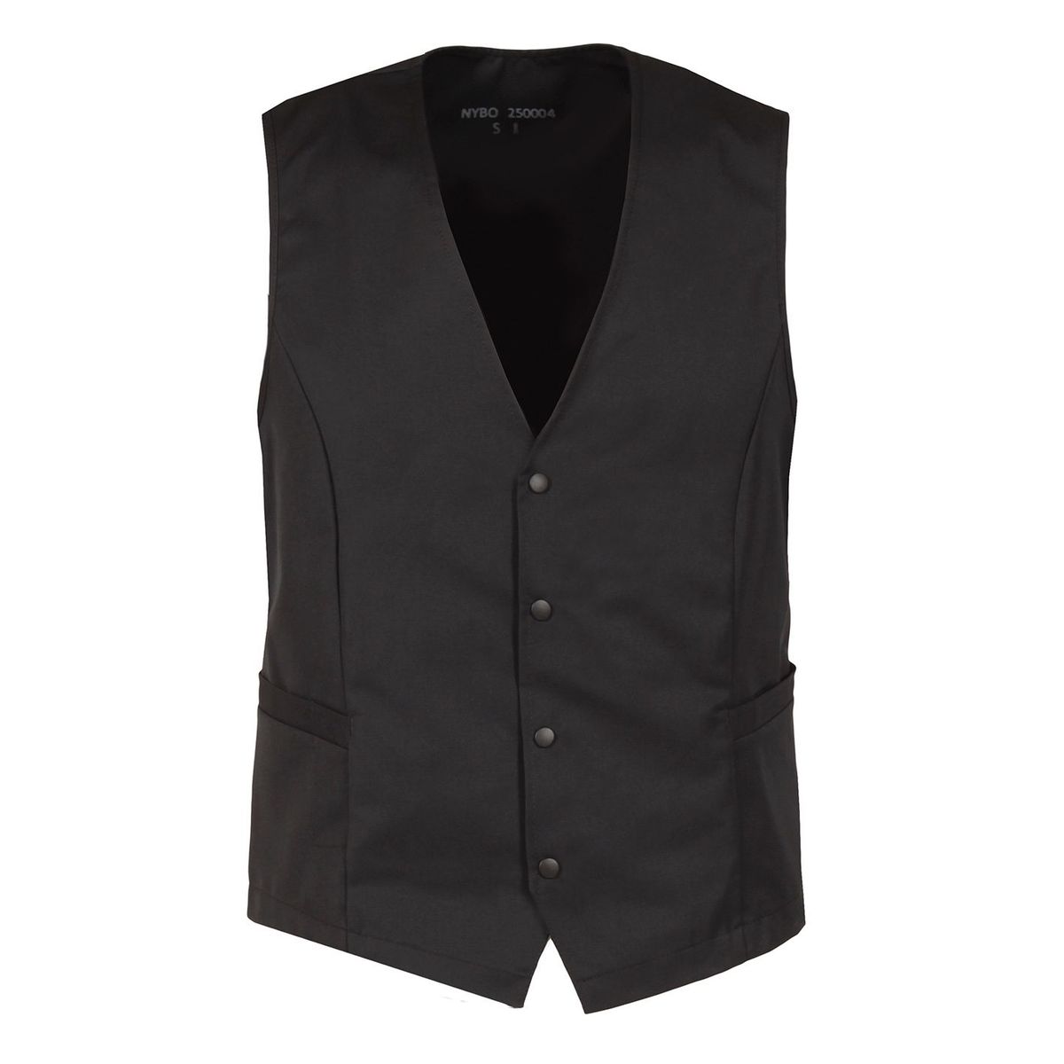 Nybo Sort Herre Garcon Vest, Funktionel, Let Kvalitet, Industriel Vask - 3XL