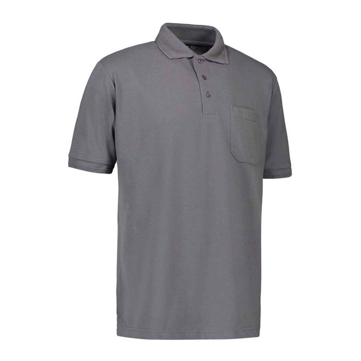 Nybo Sølvgrå Herre Prowear Poloshirt, Slidstærk, Brystlomme - 3XL