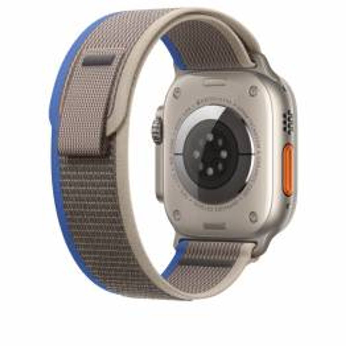 Nylon Loop rem til Apple Watch Ultra samt Watch 44/45/46/49mm - Grå/Blå