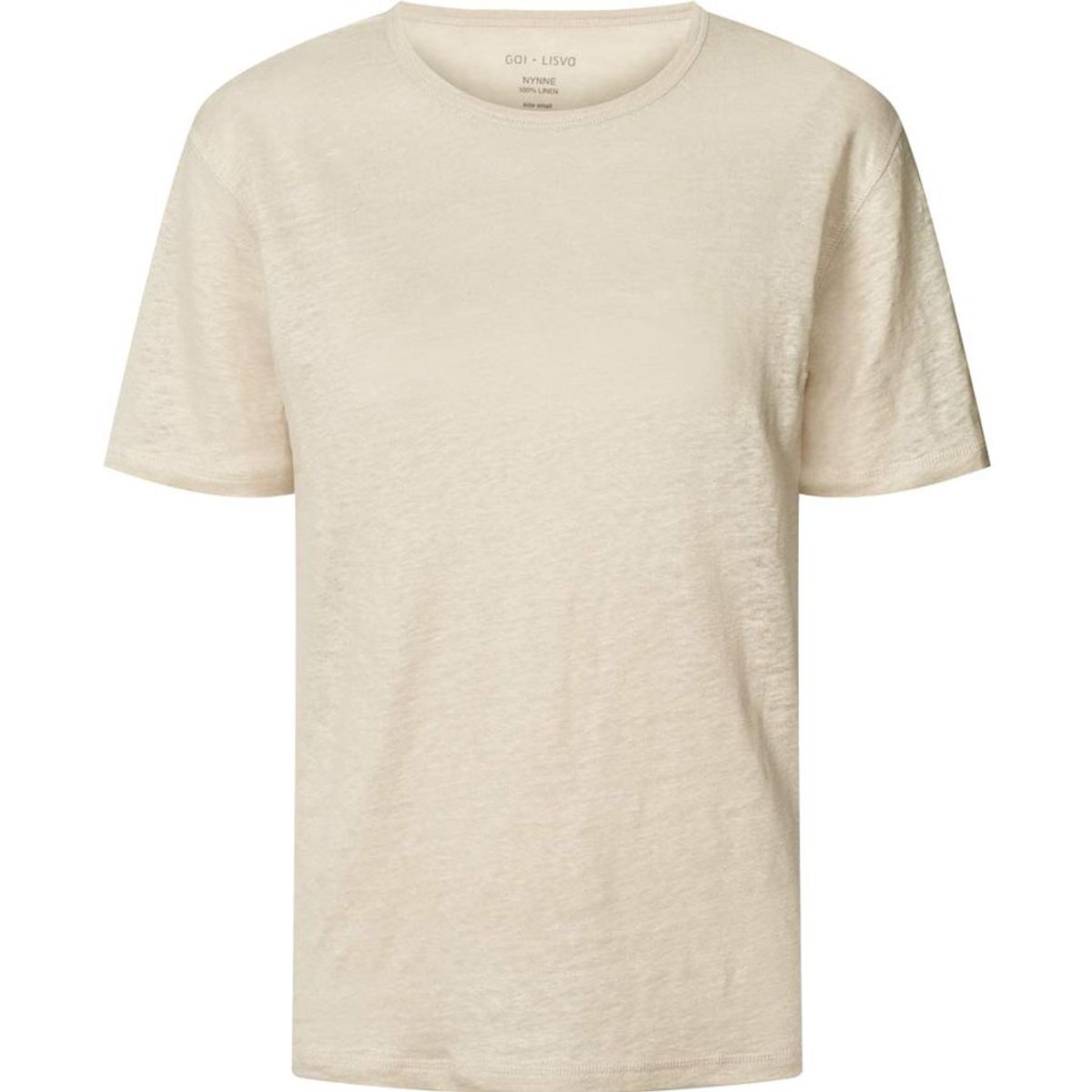 Nynne S/S Linen T-shirt moonstruck - L