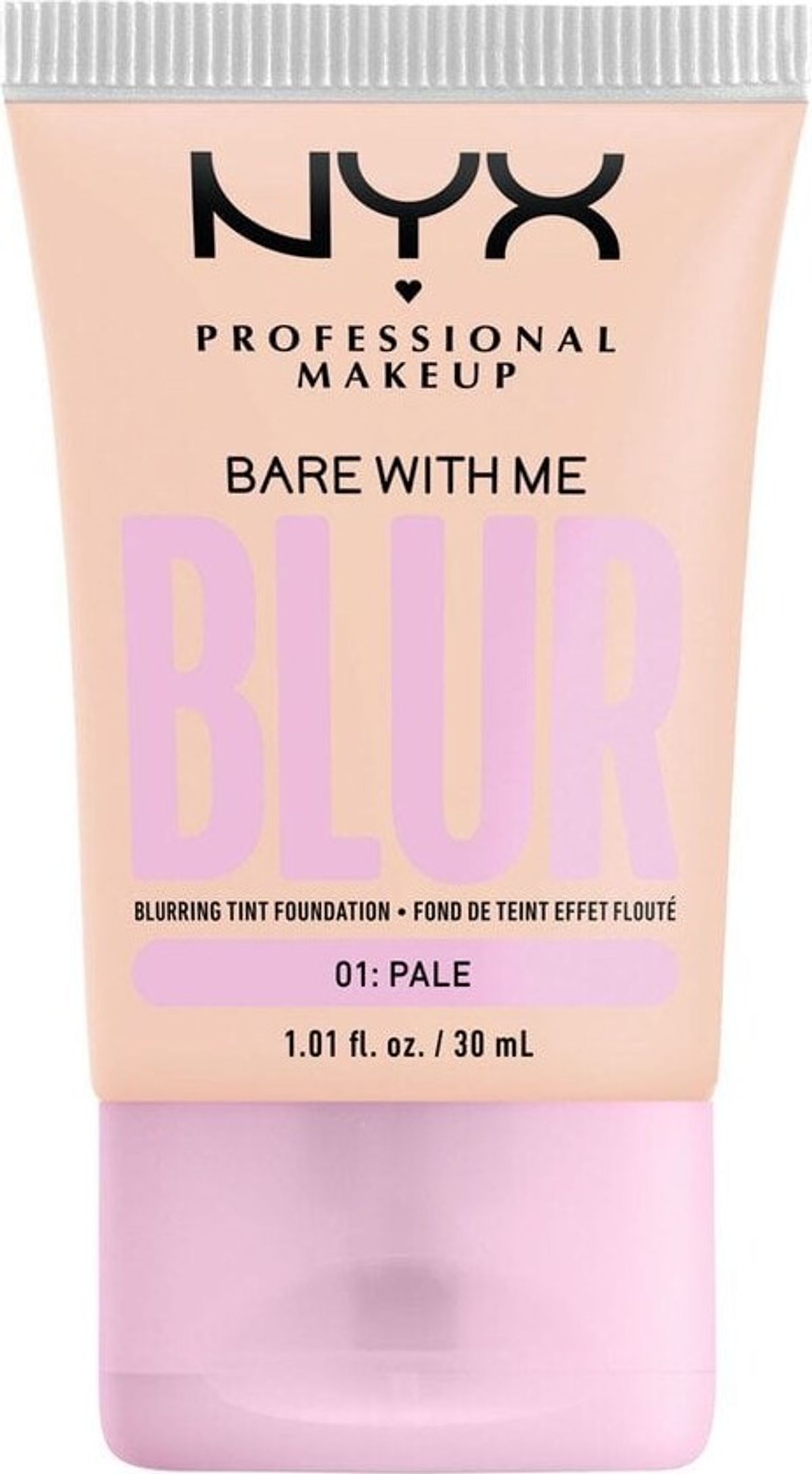 Nyx - Bare With Me Blur Skin Tint Foundation - 01 Pale