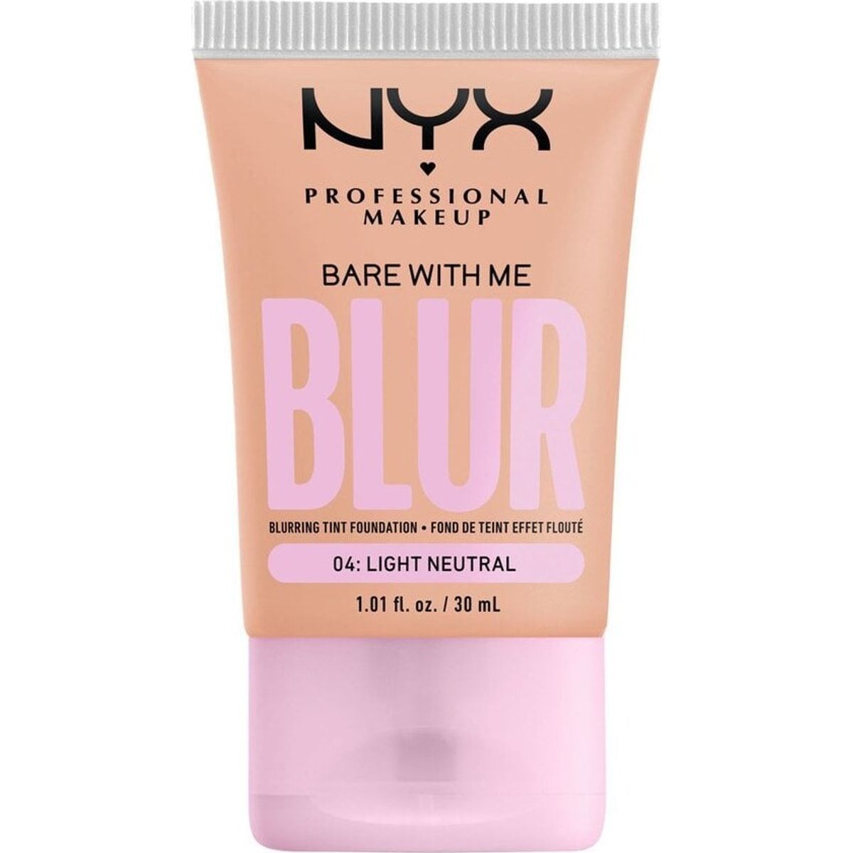 Nyx - Bare With Me Blur Skin Tint Foundation - 04 Light Neutral