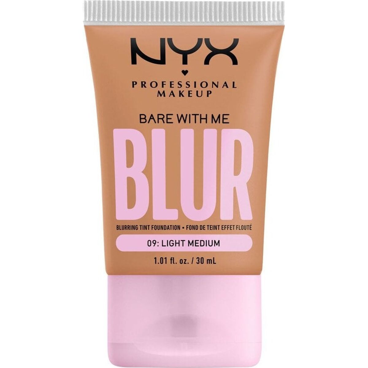 Nyx - Bare With Me Blur Skin Tint Foundation - 09 Light Medium