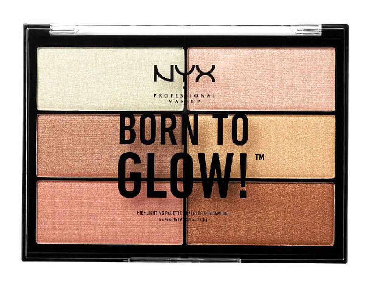 NYX born to glow highlighting palette BTGHP01