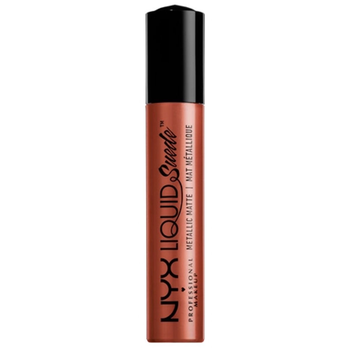 NYX Liquid Suede Metallic Mat Læbestift Mauve Mist