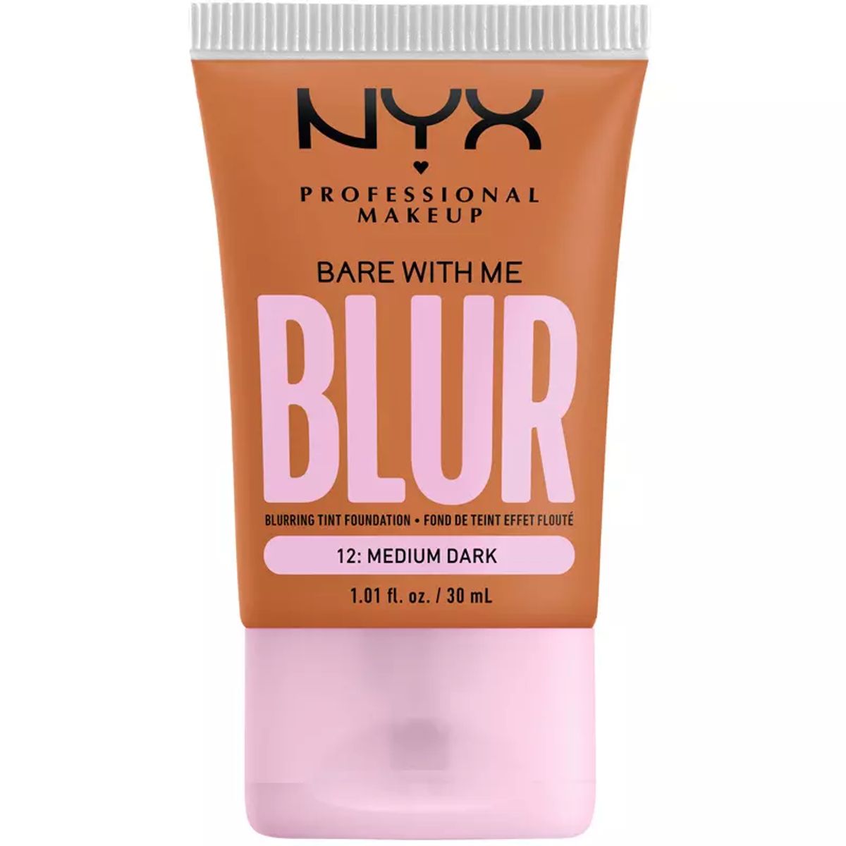 NYX Prof. Makeup Bare With Me Blur Tint Foundation 30 ml - 12 Medium Dark