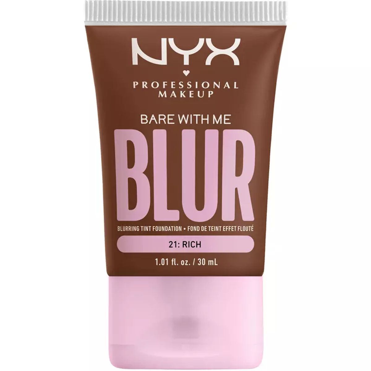 NYX Prof. Makeup Bare With Me Blur Tint Foundation 30 ml - 21 Rich