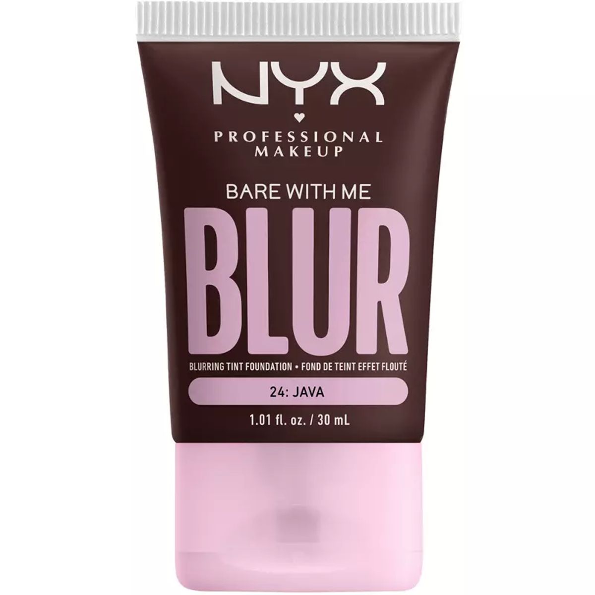 NYX Prof. Makeup Bare With Me Blur Tint Foundation 30 ml - 24 Java