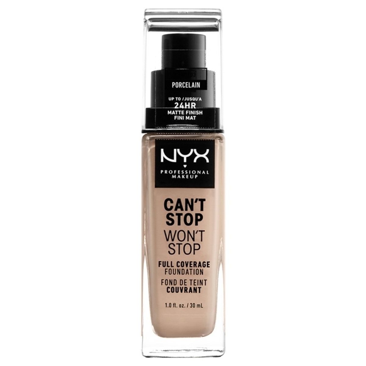 NYX Prof. Makeup Can't Stop Won't Stop Foundation 30 ml - Porcelain