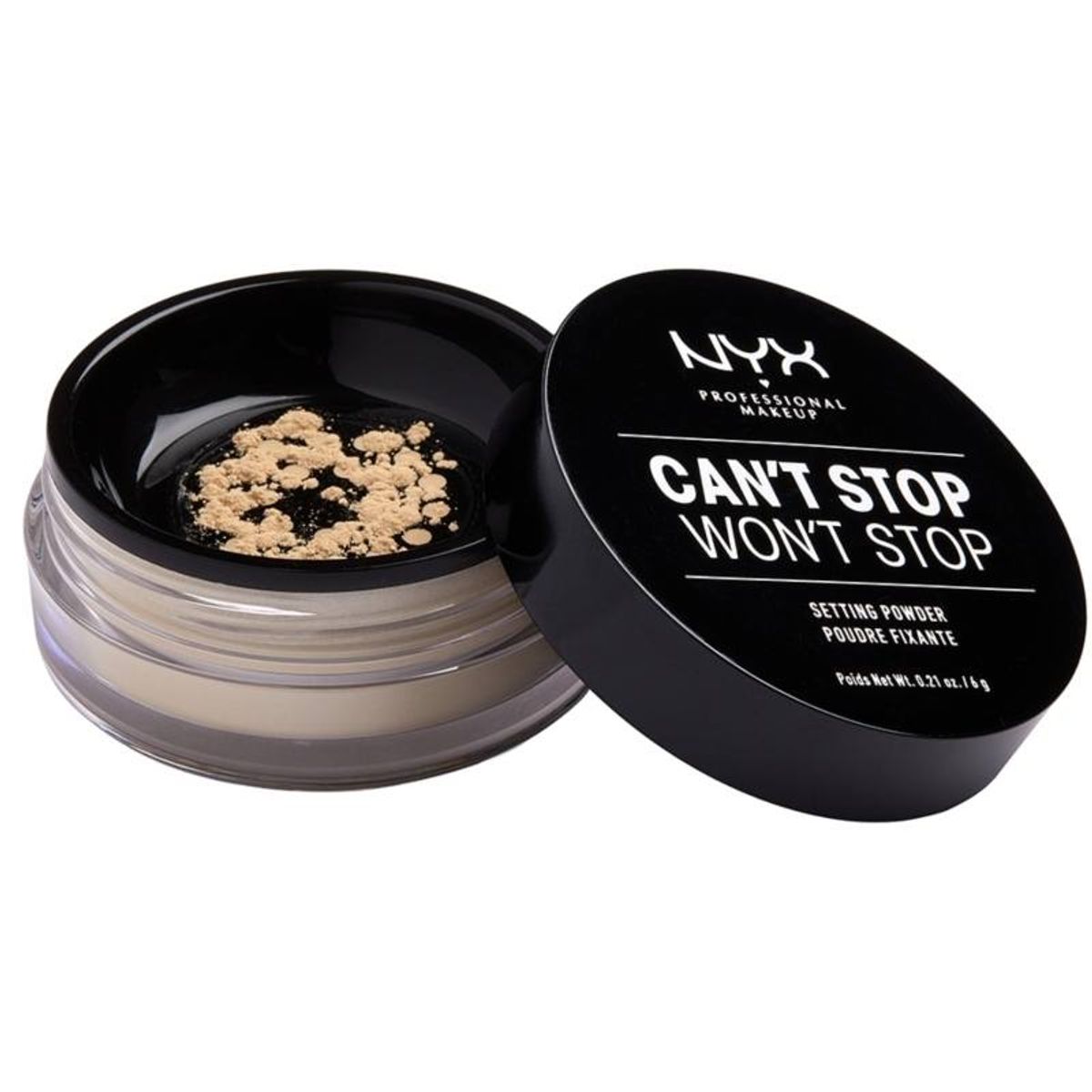 NYX Prof. Makeup Can't Stop Won't Stop Setting Powder 6 gr. - Light Medium