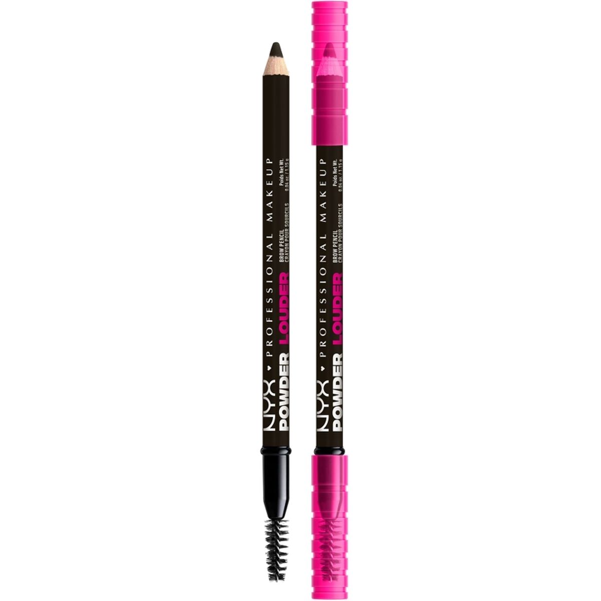 NYX Prof. Makeup Powder Louder Brow Pencil 1,15 gr. - 09 Black