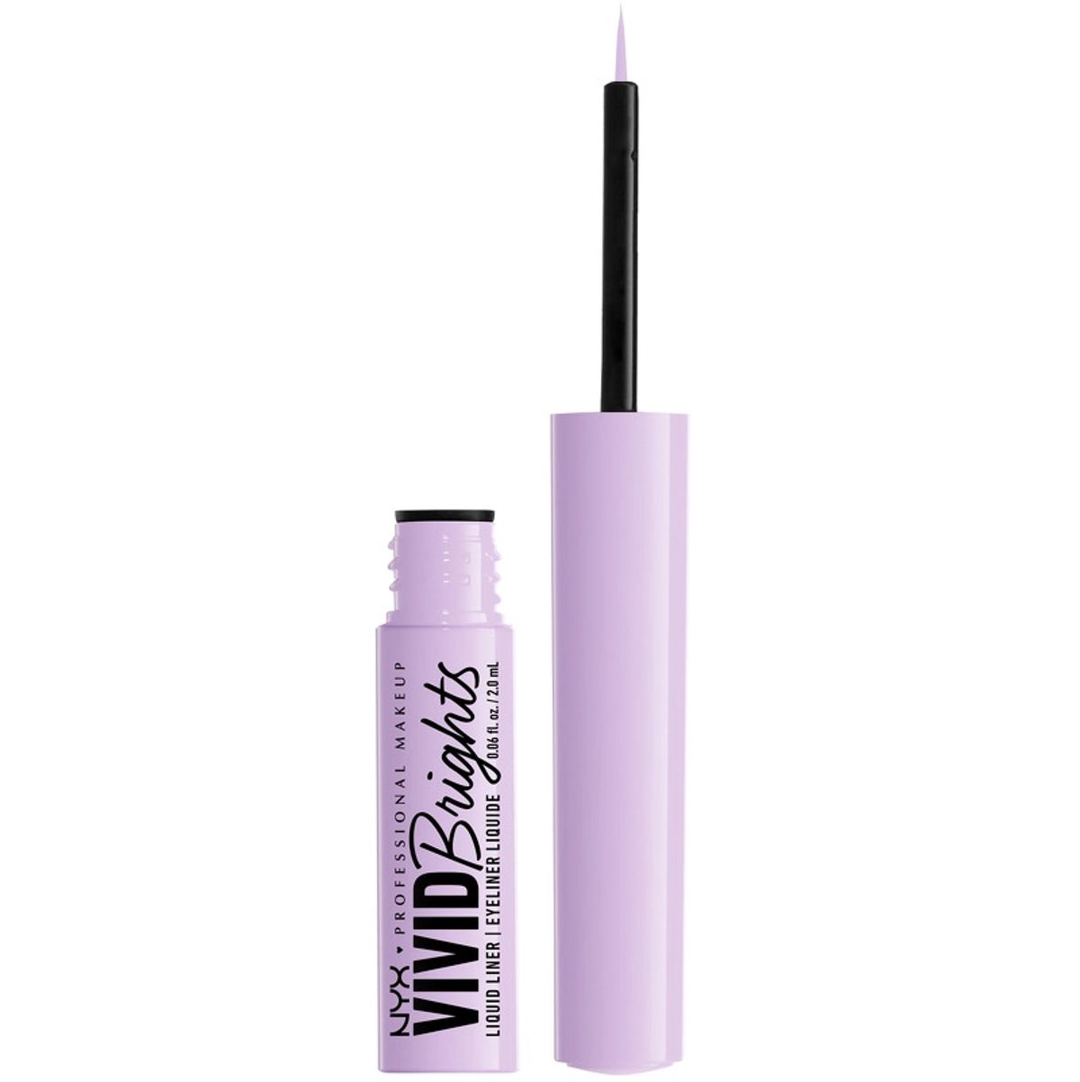 NYX Prof. Makeup Up Vivid Brights Liquid Eyeliner 2 ml - 07 Lilac Link