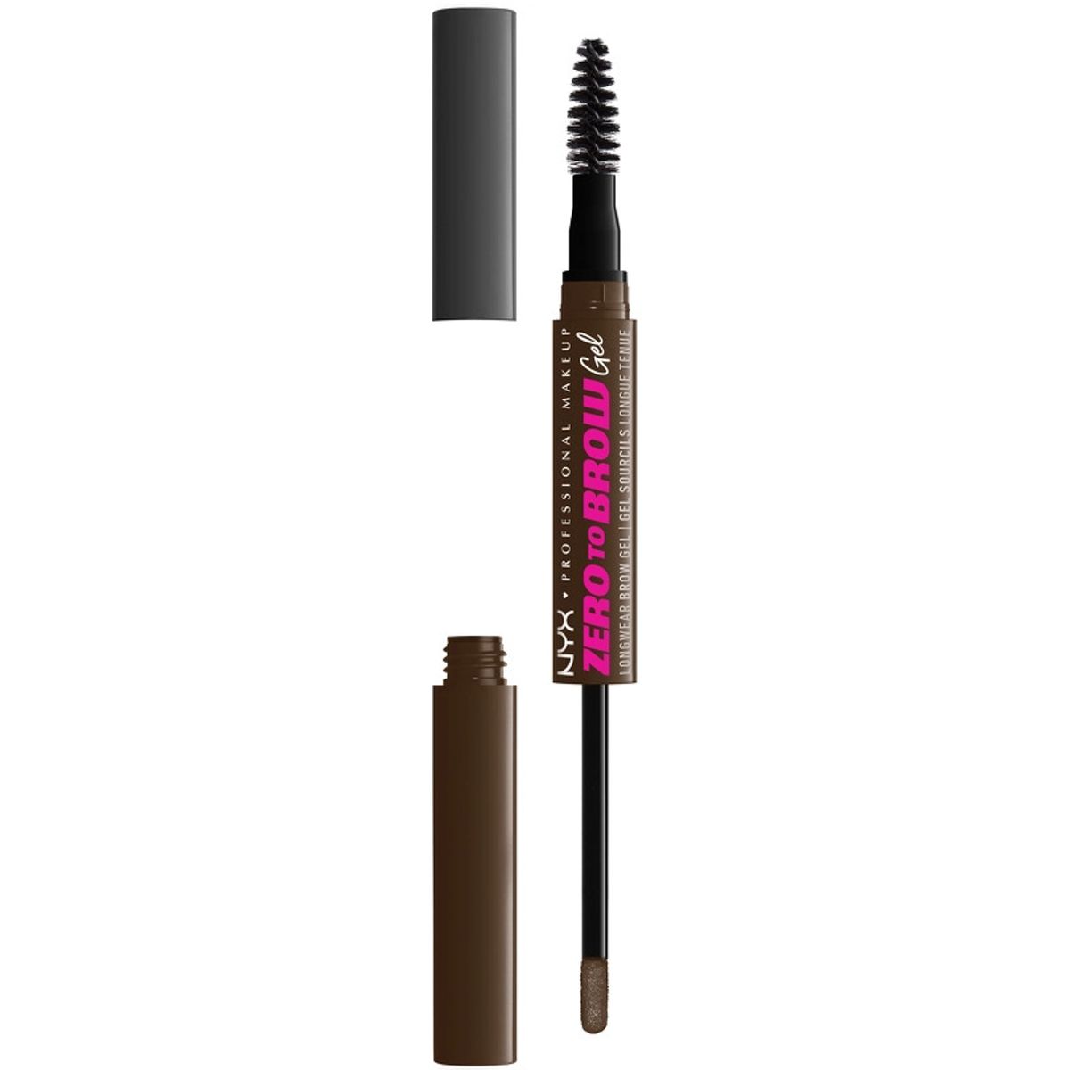 NYX Prof. Makeup Zero To Brow Longwear Brow Gel 2 ml - 07 Espresso