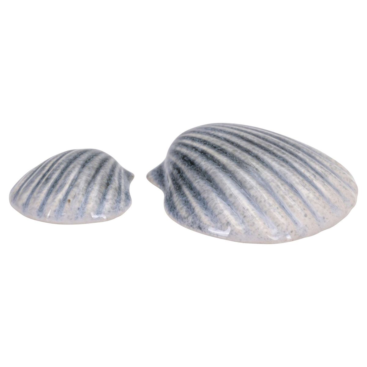 Nääsgränsgården - Scallop 2-pack, creme ø5,5-9,5cm