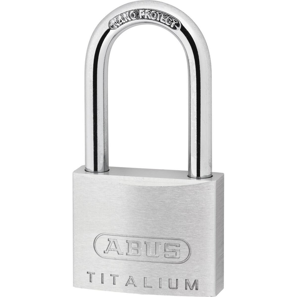 Nøgle hængelås ABUS Titalium 64ti/40hb40 Stål Aluminium Længde (4 cm)