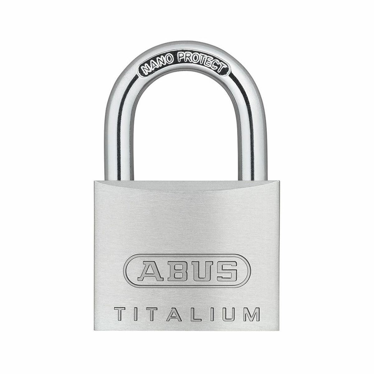 Nøgle hængelås ABUS Titalium 64ti/50 Stål Aluminium normal (5 cm)