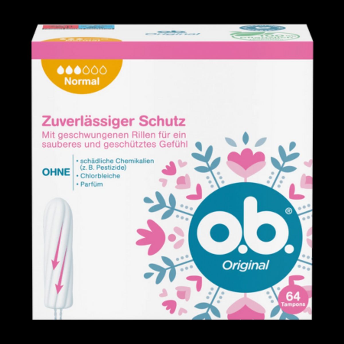 O.B. Original Normal Tamponer - 64 stk