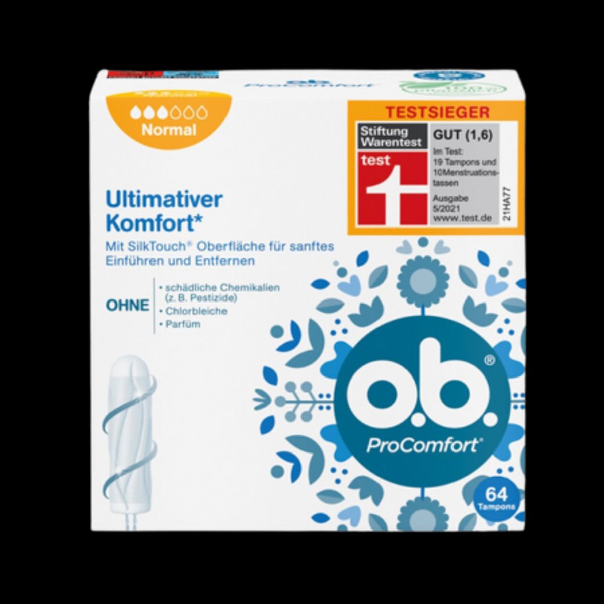 O.B. ProComfort Normal Tamponer - 64 stk