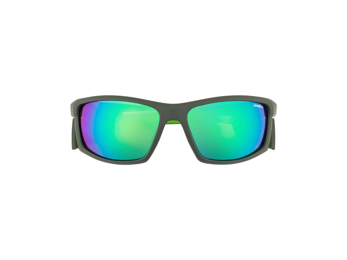 O ´NEILL 9018 Cykelbrille - Hydrofobisk Grøn Mirror Linse - Mat Grøn/Lime