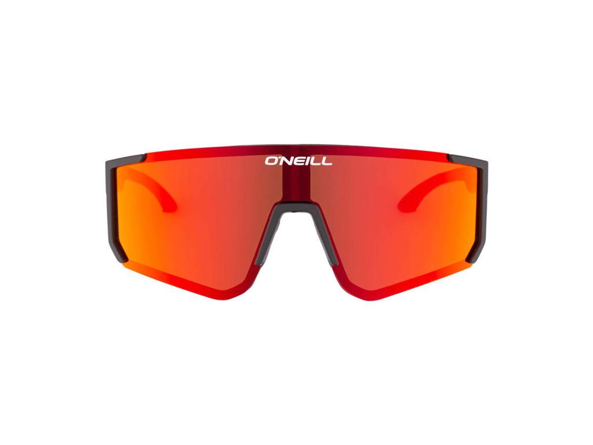 O ´NEILL 9038 Cykelbrille - Hydrofobisk Rød Mirror Linse - Mat Sort