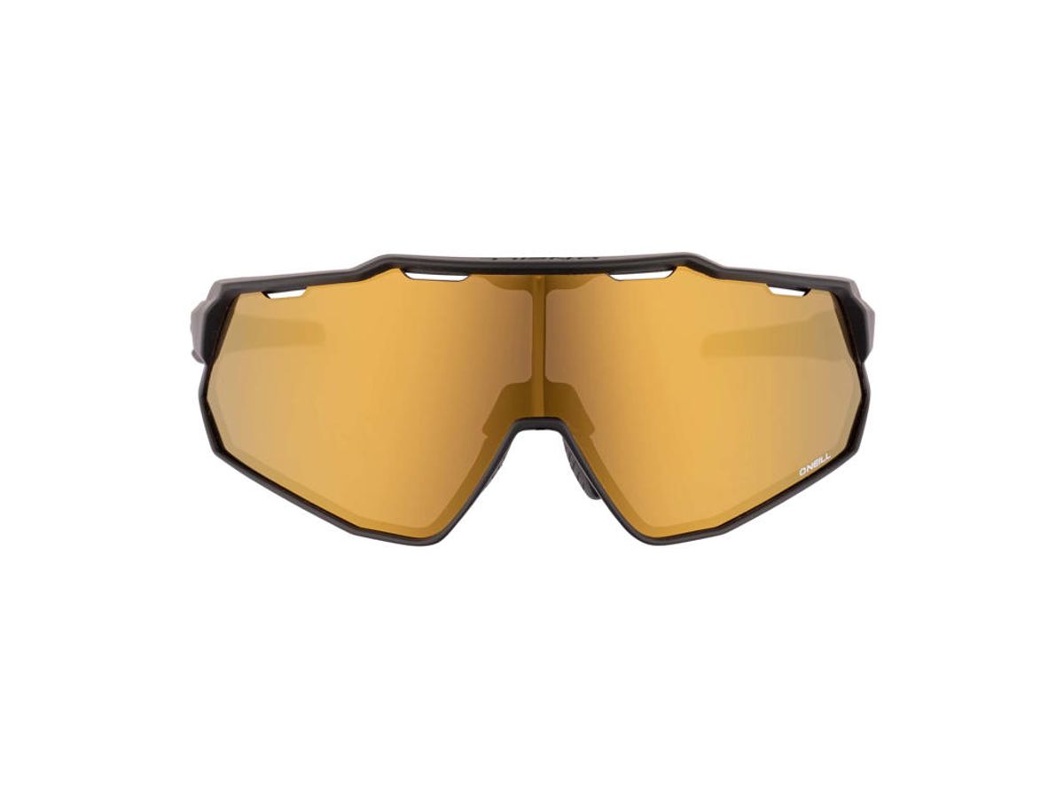 O ´NEILL 9040 Cykelbrille - Hydrofobisk Guld Mirror Linse - Mat Sort