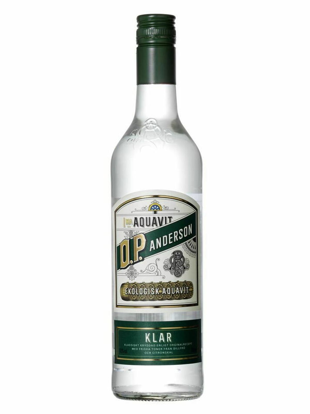 O.P. Anderson Klar Aquavit, Øko Fl 70