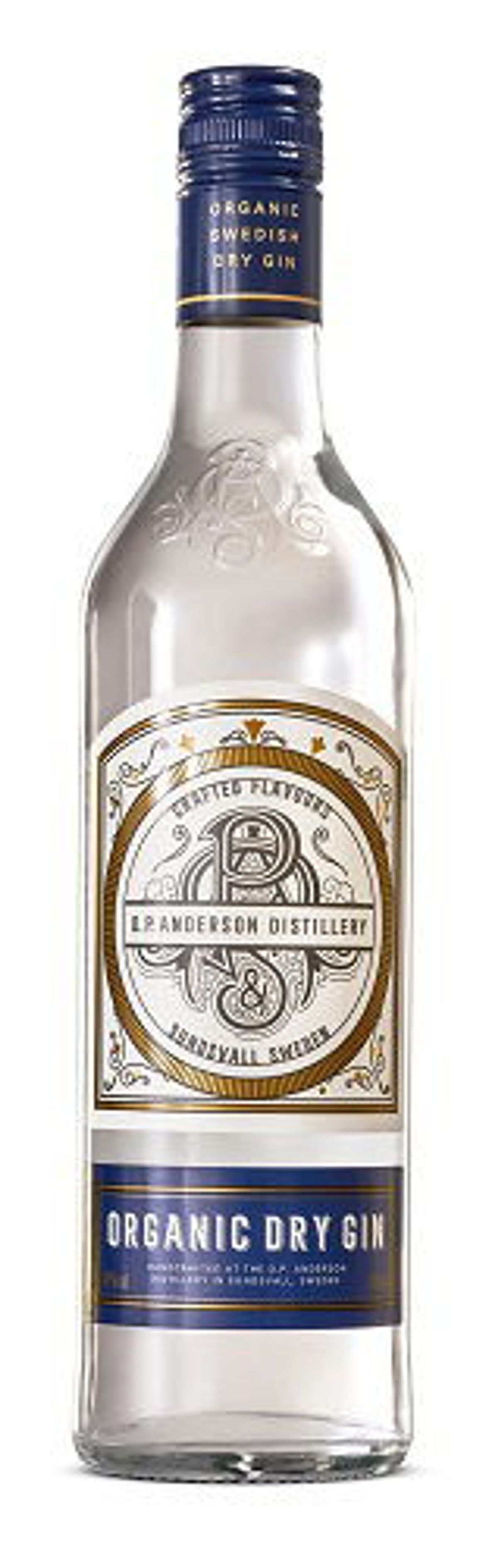 O.P. Anderson Økologisk Tør Gin, Øko Fl 70