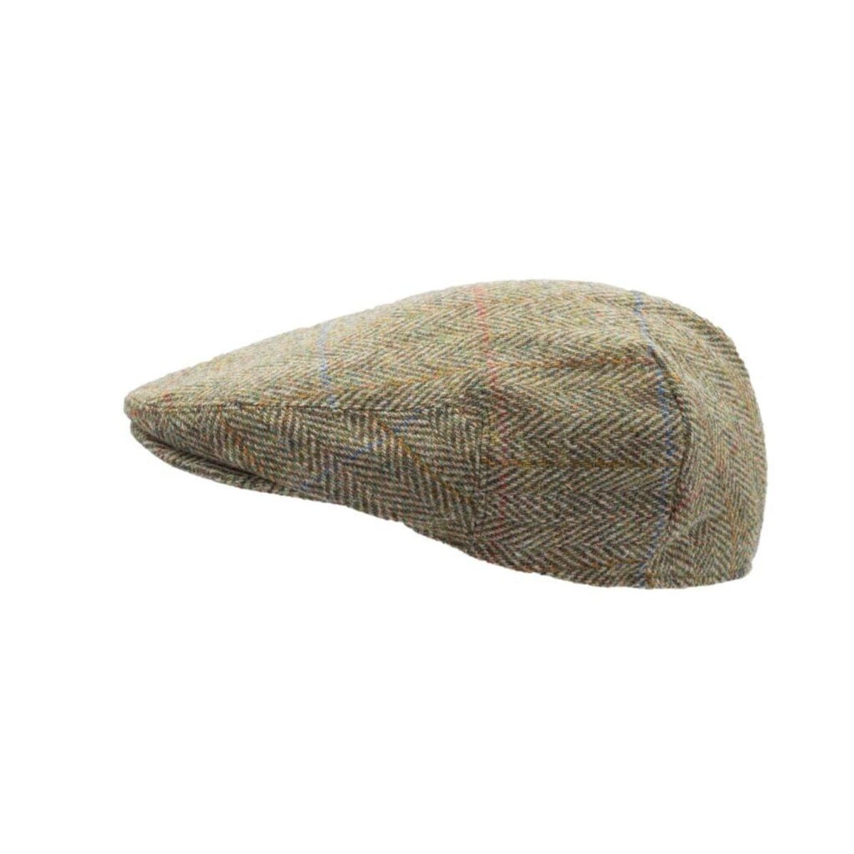 Oakmoor Harris Tweed sixpence hat, mosgrøn - XXL - 61 cm