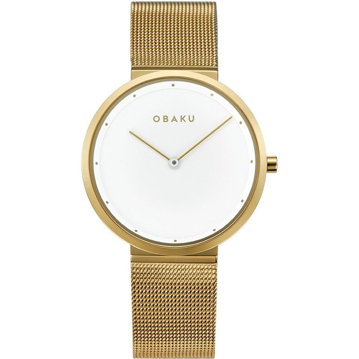 OBAKU Denmark - PAPIR LILLE Gold dameur Rustfrit stål