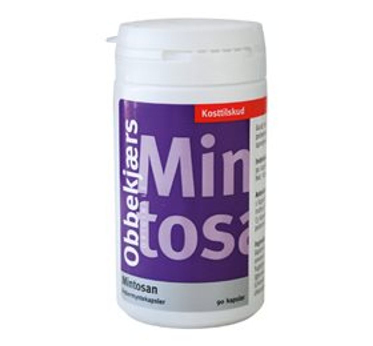 Obbekjærs Mintosan pebermyntekap 200 mg &bull; 90 kap.