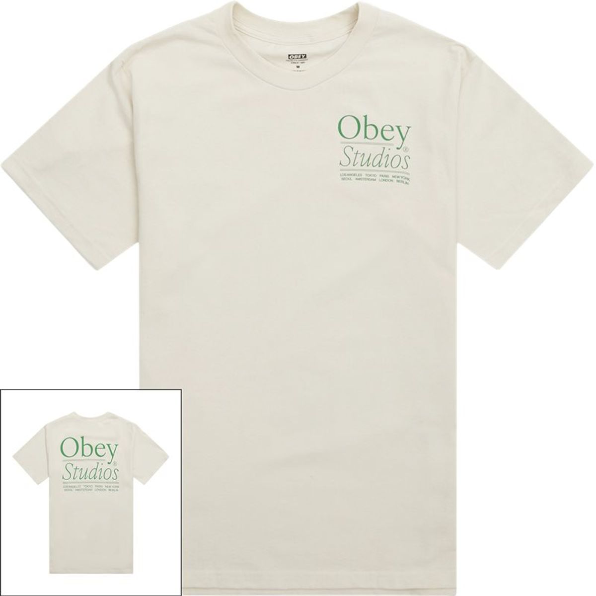 Obey Obey Studios Tee Sand