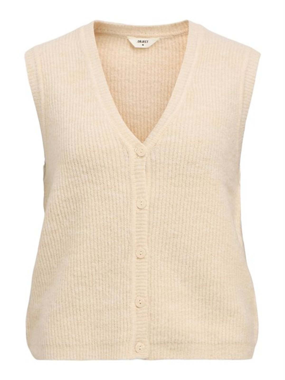 Object - Diana V-Neck Vest - Sandshell