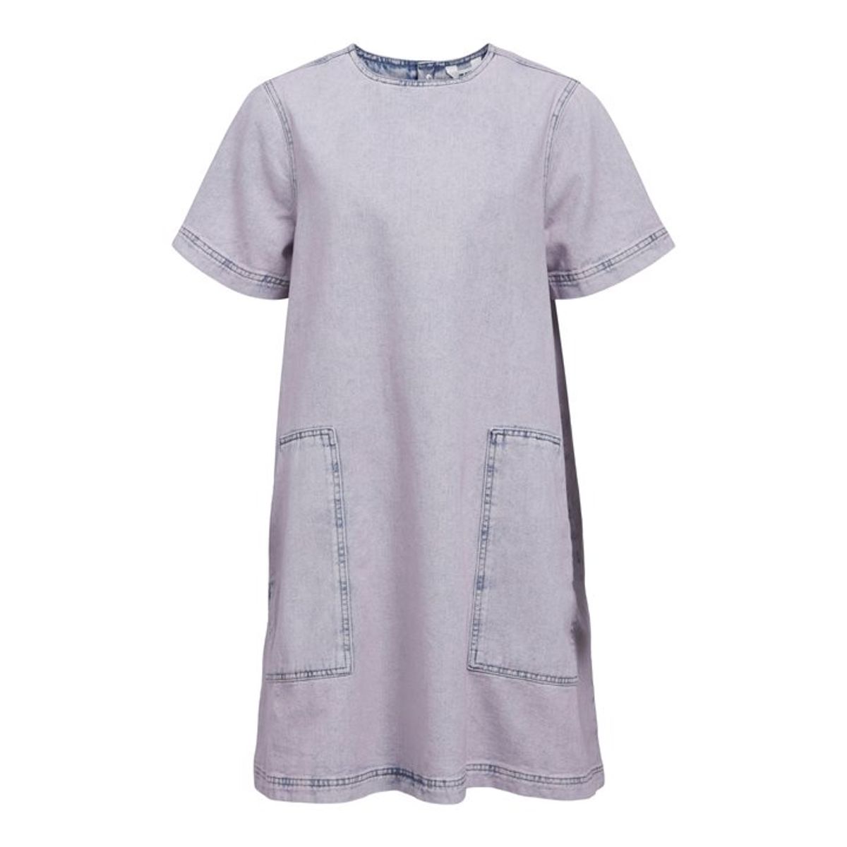 Object - Gabrielle SS Lo Denim Dress - Pink Frosting