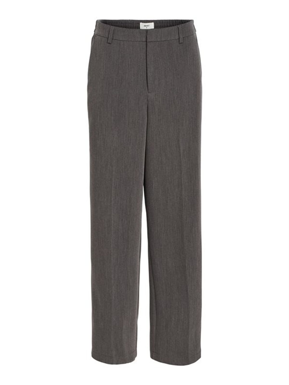 Object - Sigrid Hw Casual Pant - Medium Grey Melange