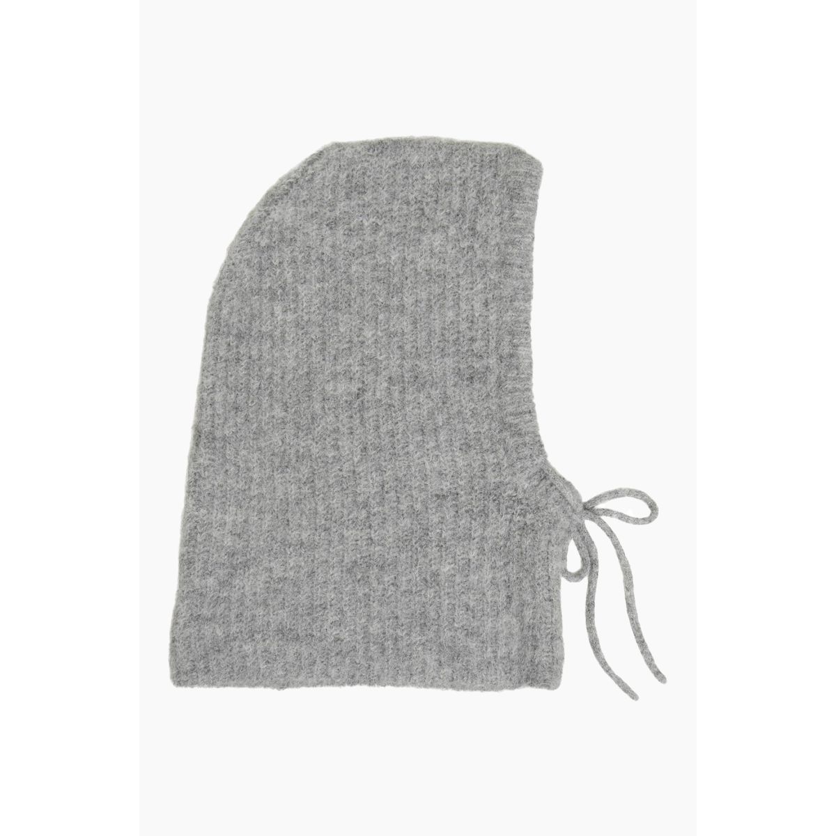 Objmilu Knit Balaclava - Light Grey Melange - Object - Grå One Size