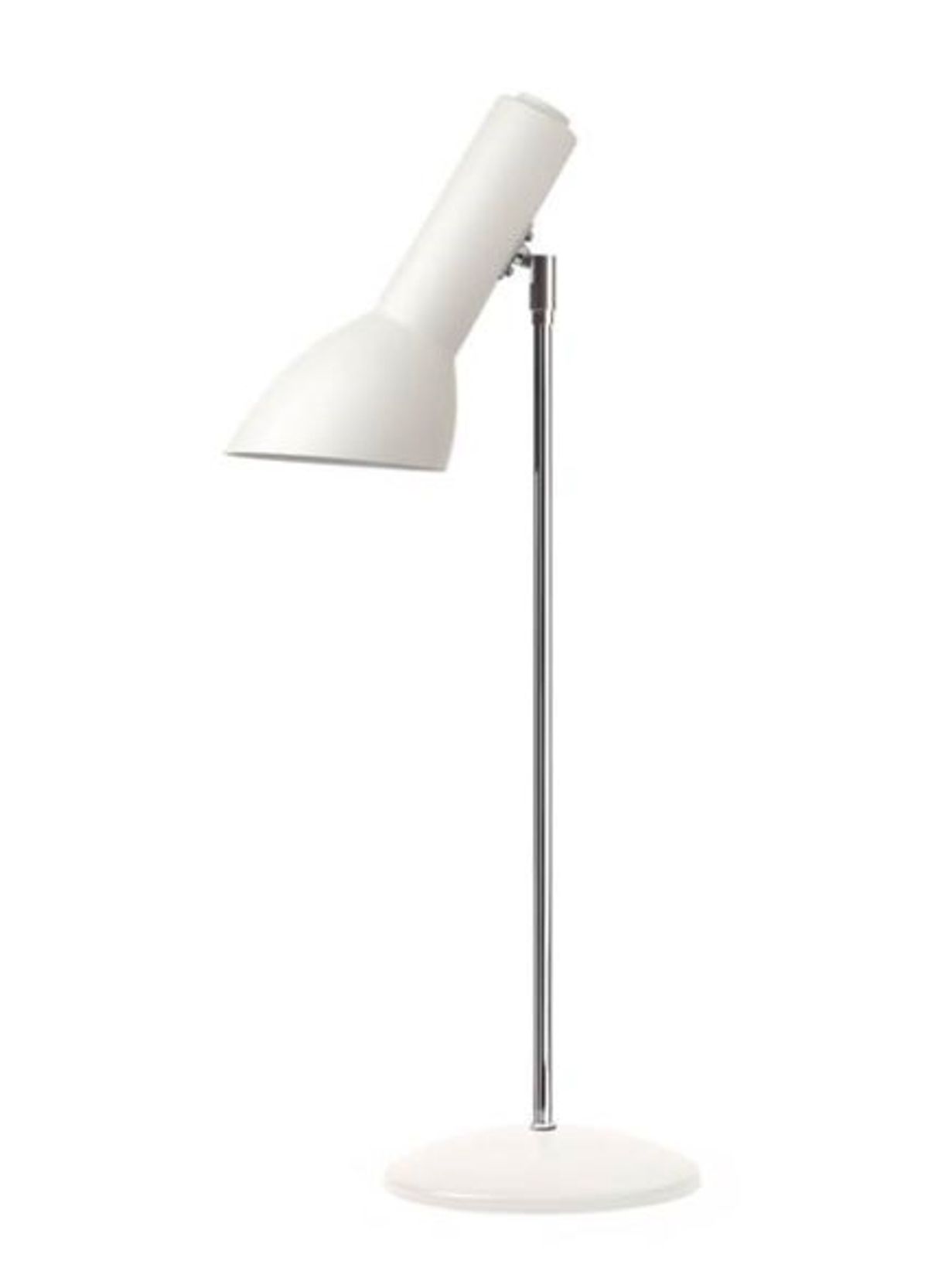 Oblique Bordlampe, hvid mat