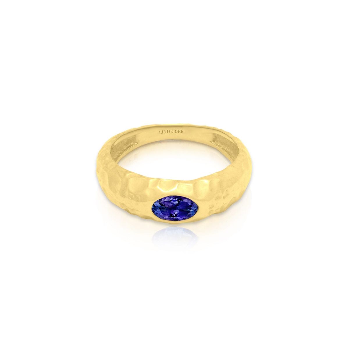 Ocean Eye Ring 18K Forgyldt - 54