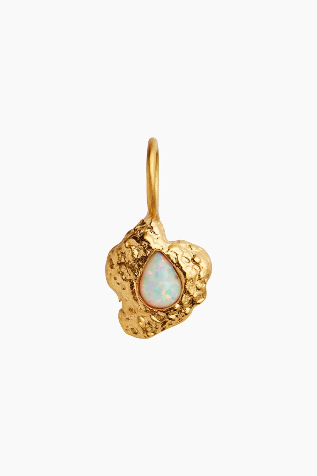 Ocean Glimpse Pendant With Opal - Gold - Stine A - Guld One Size