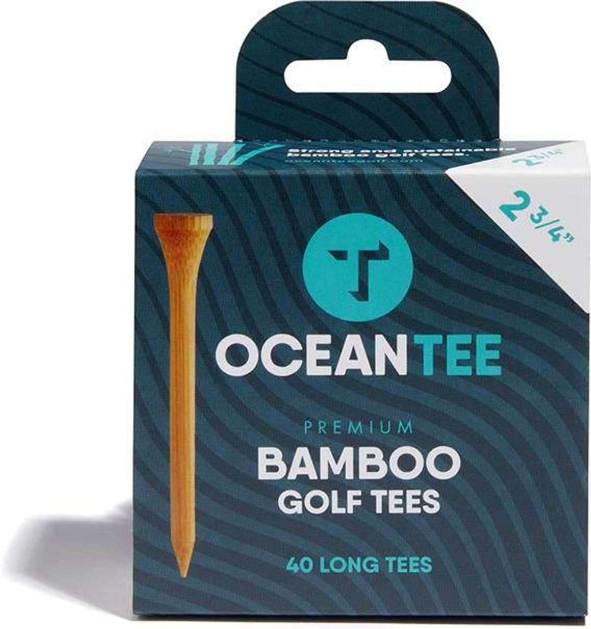 Oceantee Lang Bambus Matchbox Tees - Natur - Str. 70 mm