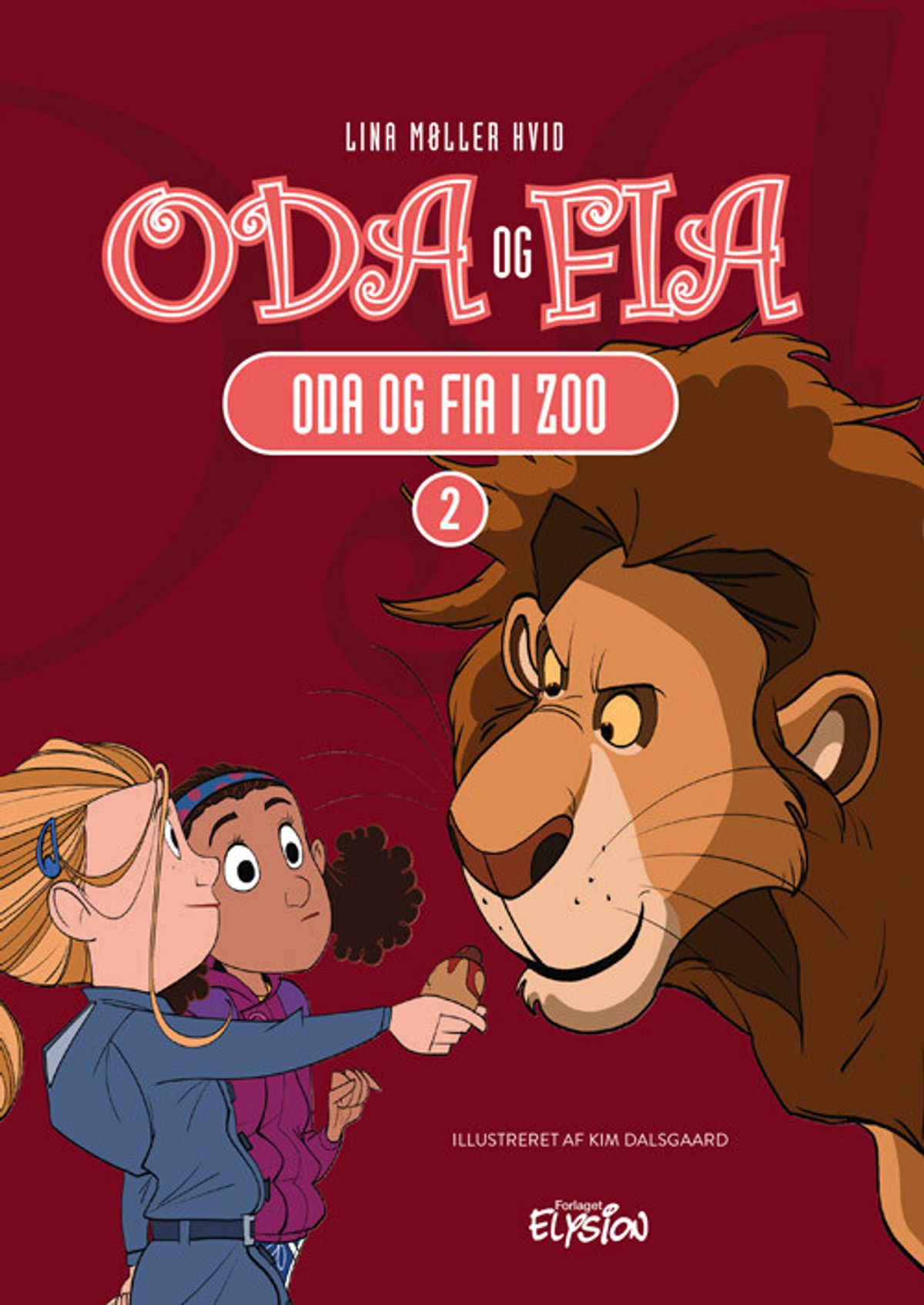 Oda Og Fia I Zoo - Lina Møller Hvid - Bog