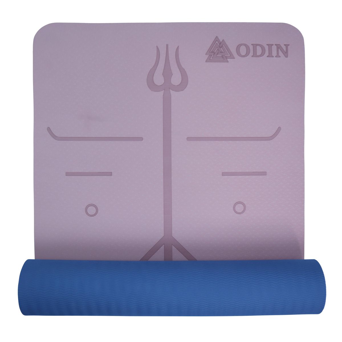 Odin Dual Pink/Blue TPE Yogamåtte 0,6cm