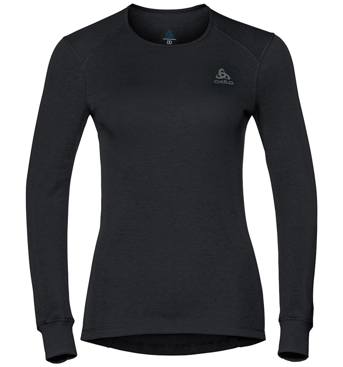 Odlo Women's Syntetisk Baselayer Top Crew - Sort-X Large