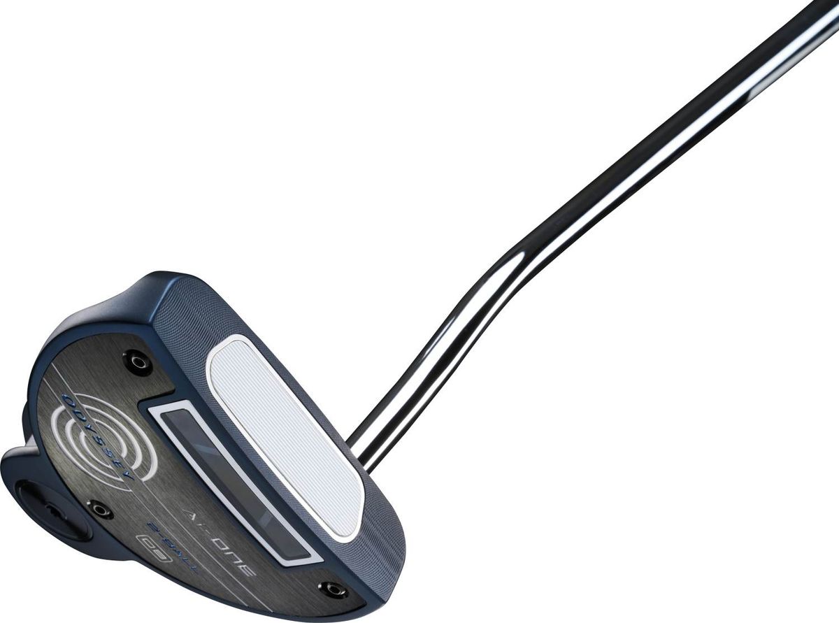 Odyssey Ai-One 2-Ball DB Double Bend Neck Putter - Blå - Højre - Str. 33" - Odyssey Ai-ONE (2023) Midsize Hvid/Blå