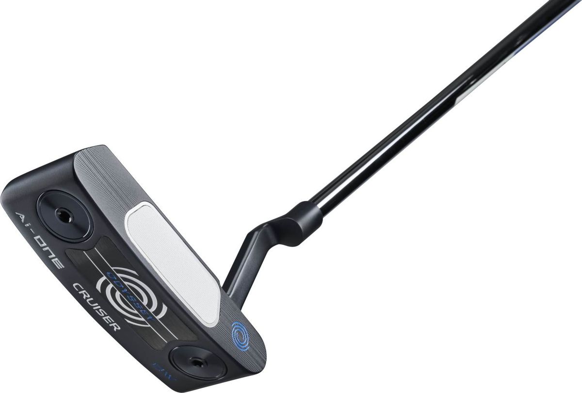 Odyssey Ai-One Cruiser Double Wide CH Plumber Neck Putter - Blå - Højre - Str. 38" - Odyssey Ai-ONE Cruiser (2024) Standard Hvid/Blå