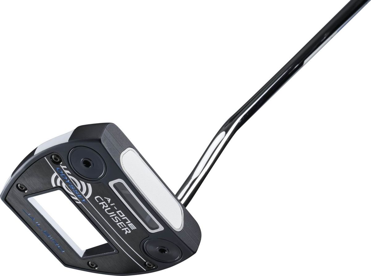 Odyssey Ai-One Cruiser Jailbird DB Double Bend Neck Putter - Blå/Hvid - Venstre - Str. 38" - Odyssey Ai-ONE Cruiser (2024) Standard Hvid/Blå